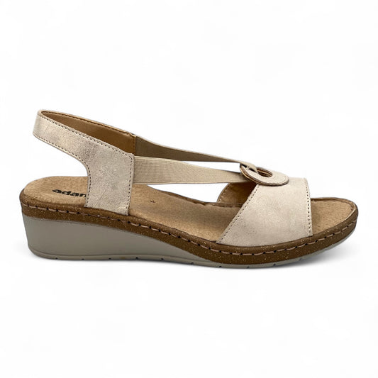 Γυναικεία Ανατομικά Πέδιλα Adam's 591-25036 Χρυσό