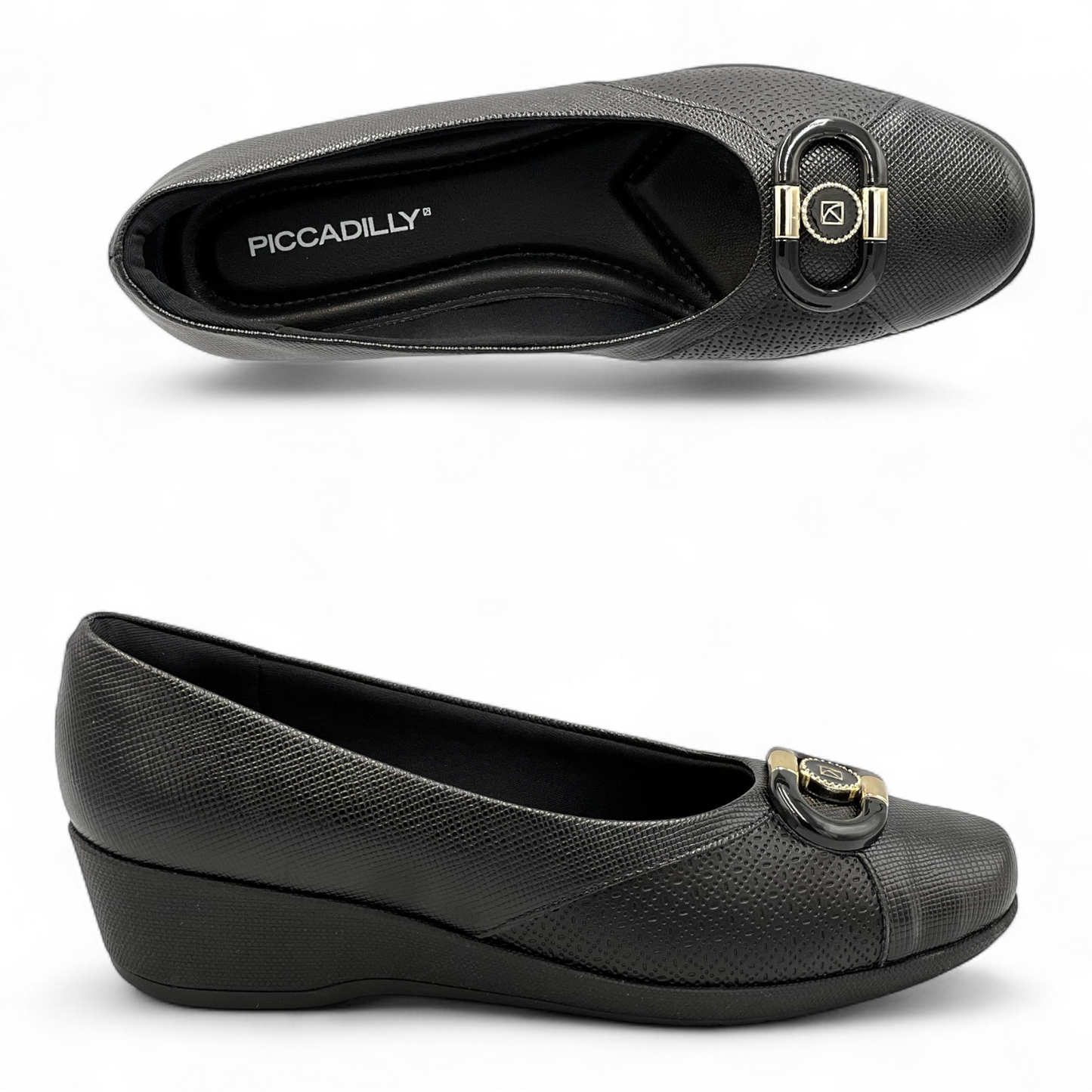 Γυναικείο Ανατομικό Loafer Piccadilly 173233 Μαύρο