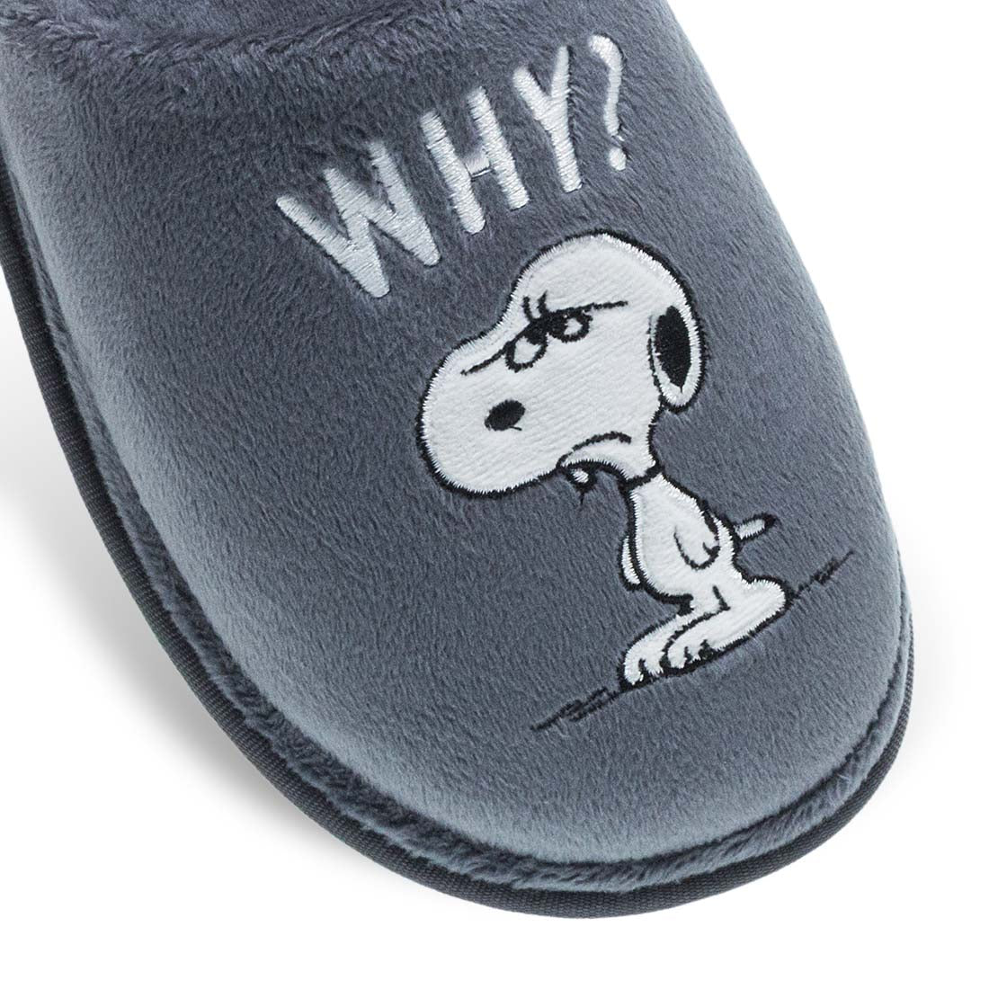 Ανατομική Αντρική Παντόφλα Σπιτιού Snoopy 10134015 Γκρι