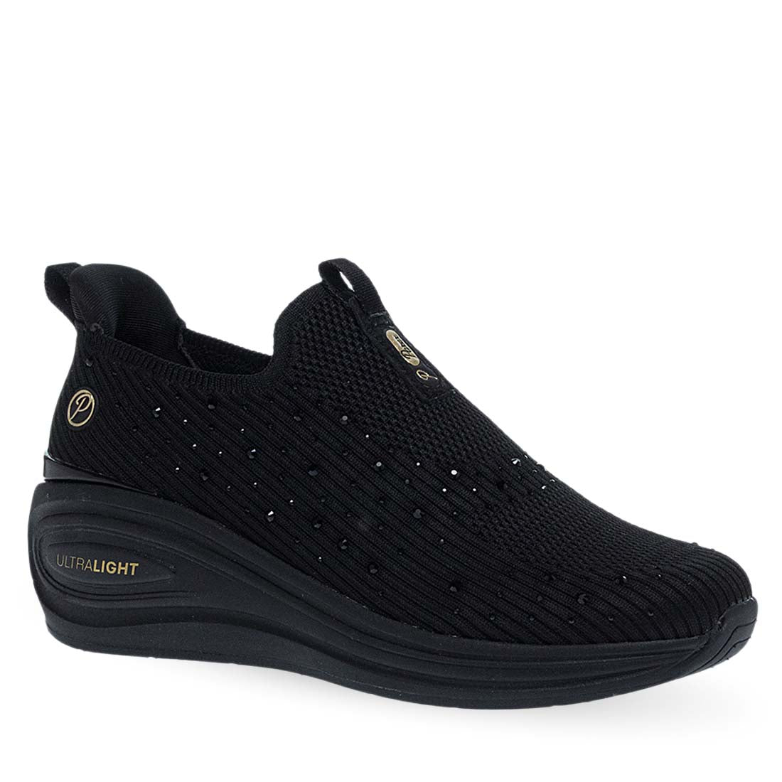 Γυναικειο Ανατομικό Sneaker Slip on Parex 10734023 Μαύρο