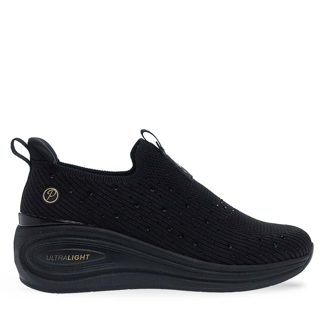 Γυναικειο Ανατομικό Sneaker Slip on Parex 10734023 Μαύρο