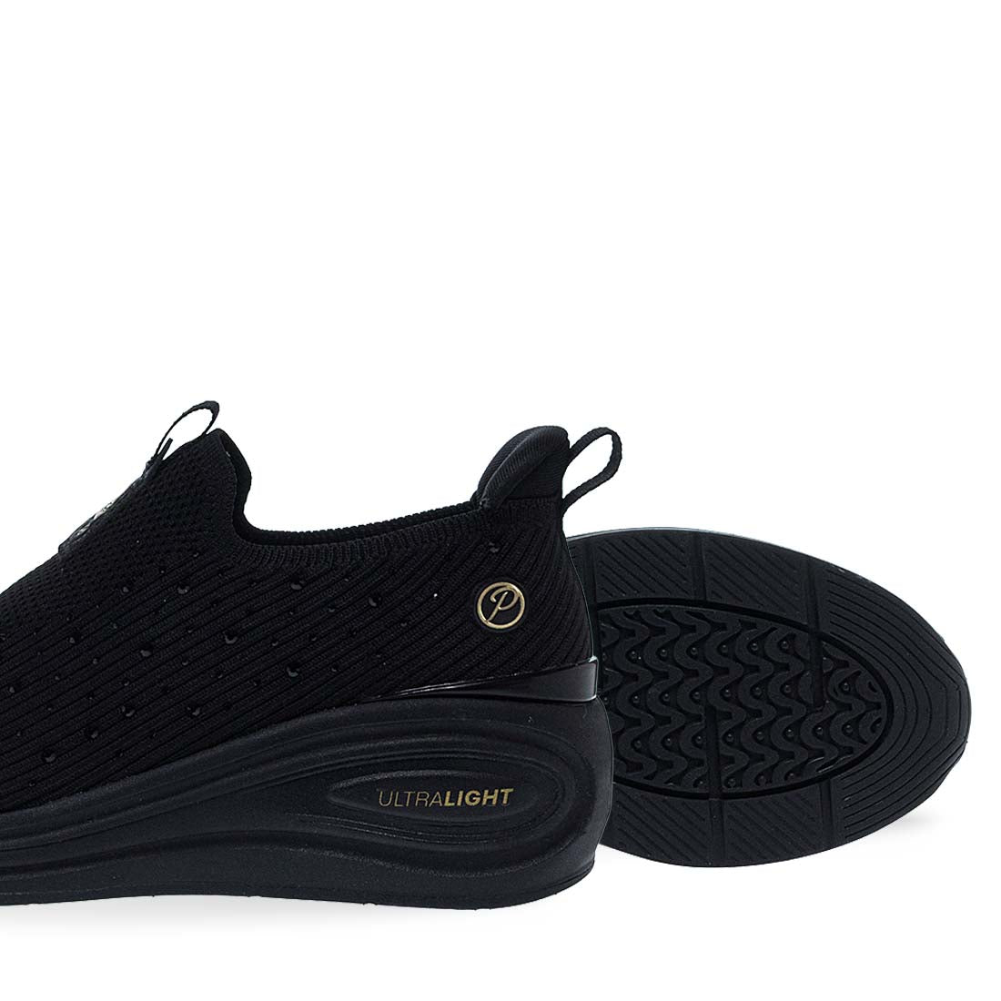 Γυναικειο Ανατομικό Sneaker Slip on Parex 10734023 Μαύρο