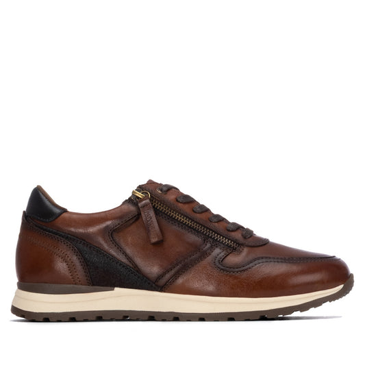 Αντρικό Ανατομικό Δερμάτινο Sneaker LONDON LIFE 164209 Ταμπά
