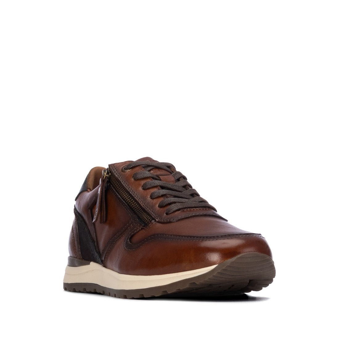 Αντρικό Ανατομικό Δερμάτινο Sneaker LONDON LIFE 164209 Ταμπά