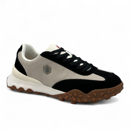 Ανδρικό Ανατομικό Sneaker Lumberjack Origin SMΗ-6611-001 Εκρού - Μαύρο