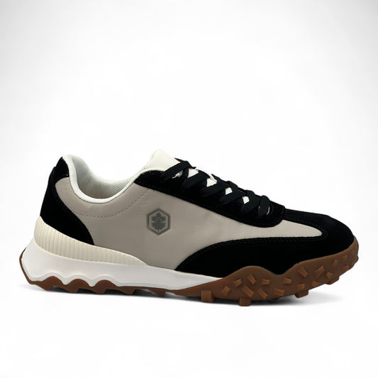 Ανδρικό Ανατομικό Sneaker Lumberjack Origin SMΗ-6611-001 Εκρού - Μαύρο