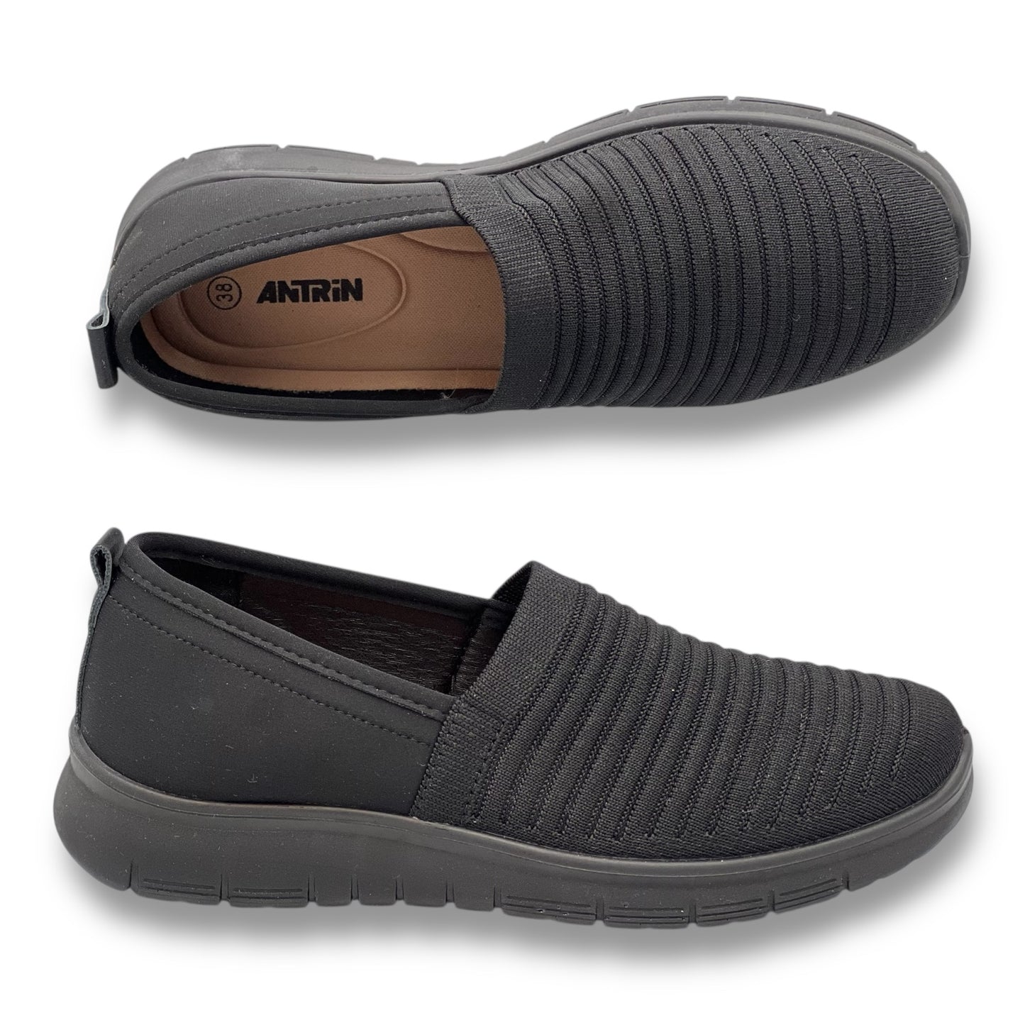 Γυναικεία Ανατομικά Sneakers Antrin 28. Zante 190 Μαύρο