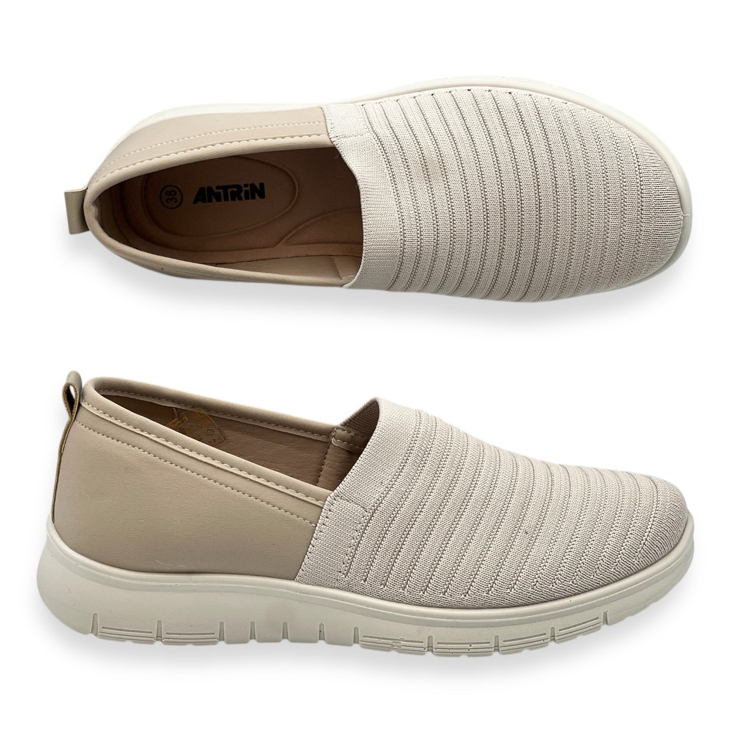 Γυναικεία Ανατομικά Sneakers Antrin 28. Zante Μπεζ