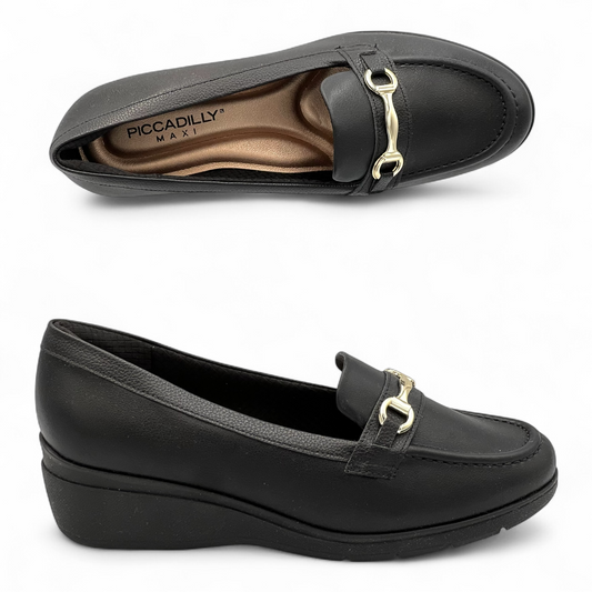 Γυναικείο Ανατομικό Μοκασίνι Piccadilly 117126 Μαύρο