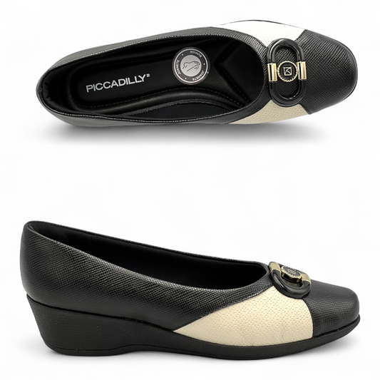 Γυναικείο Ανατομικό Loafer Piccadilly 143233 Μαύρο