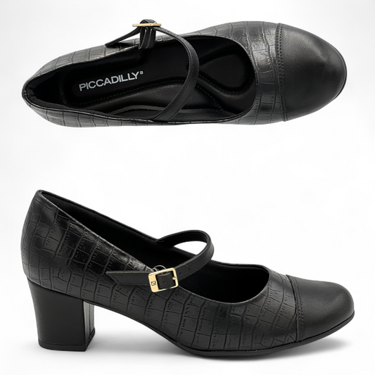 Γυναικεία Ανατομική Γόβα Piccadilly 110185 Μαύρο