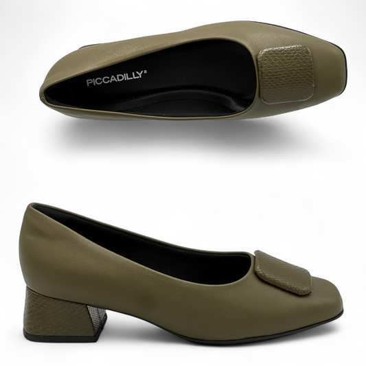 Γυναικεία Ανατομική Γόβα Piccadilly 160096-5 Χακί