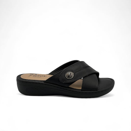 Γυναικείες Ανατομικές Παντόφλες Parex 12131012 Μαύρο